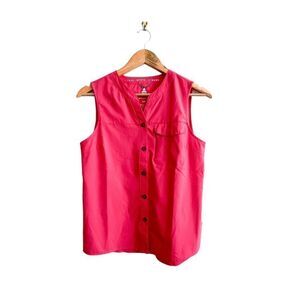 Woods Athletic Silver Tip Hiking Tank True North Strong Rose Red Women's S